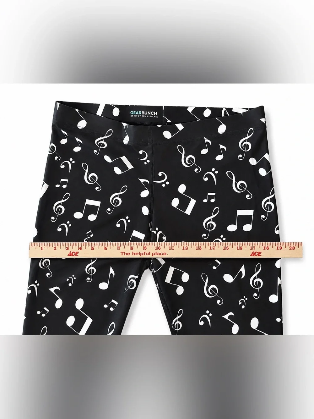 🎼🎶 Gearbunch Musical Note Black Leggings Silky Soft  XL super cute! Never worn.
